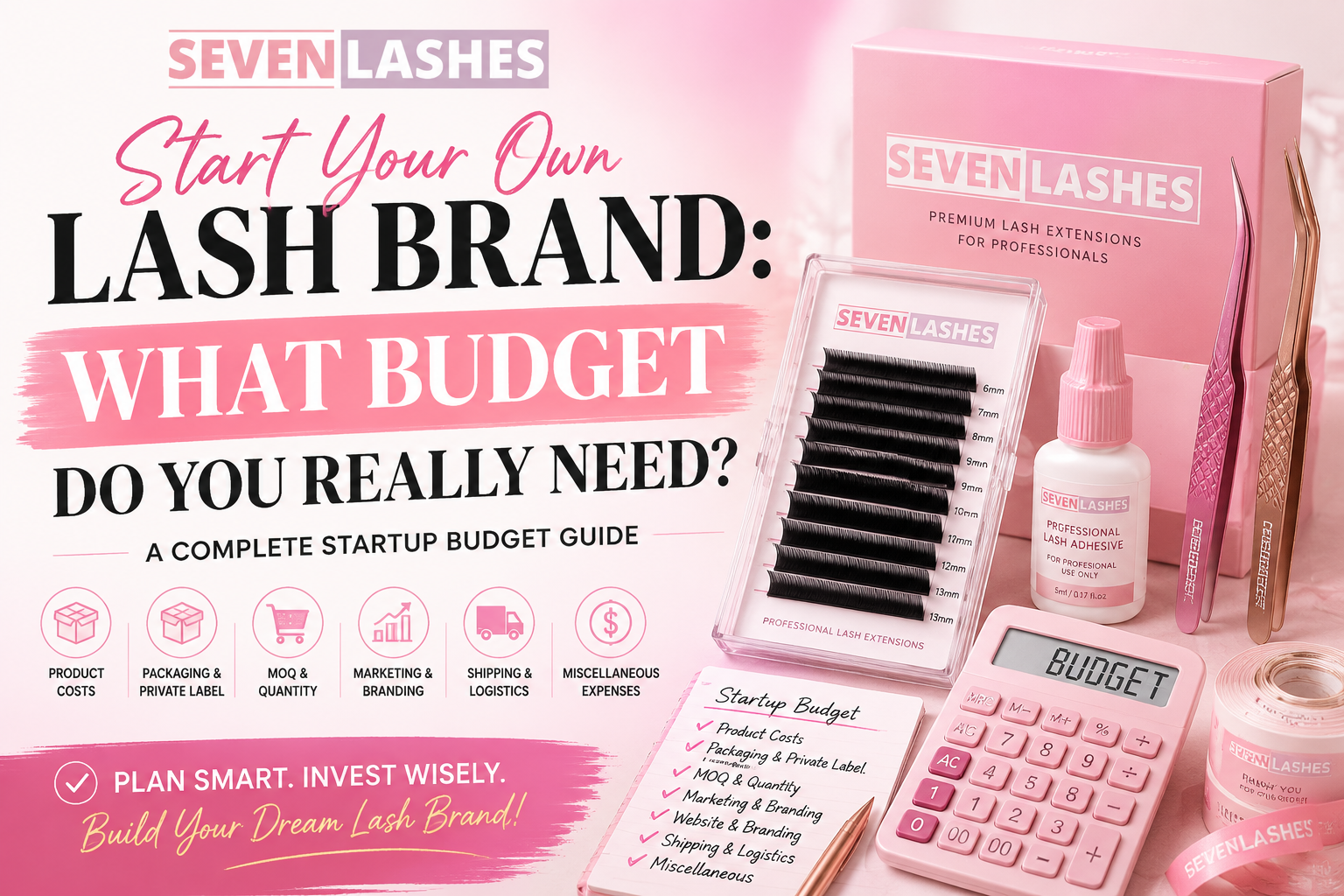 How Much Does It Cost to Start a Lash Brand? A Complete Startup Budget Guide