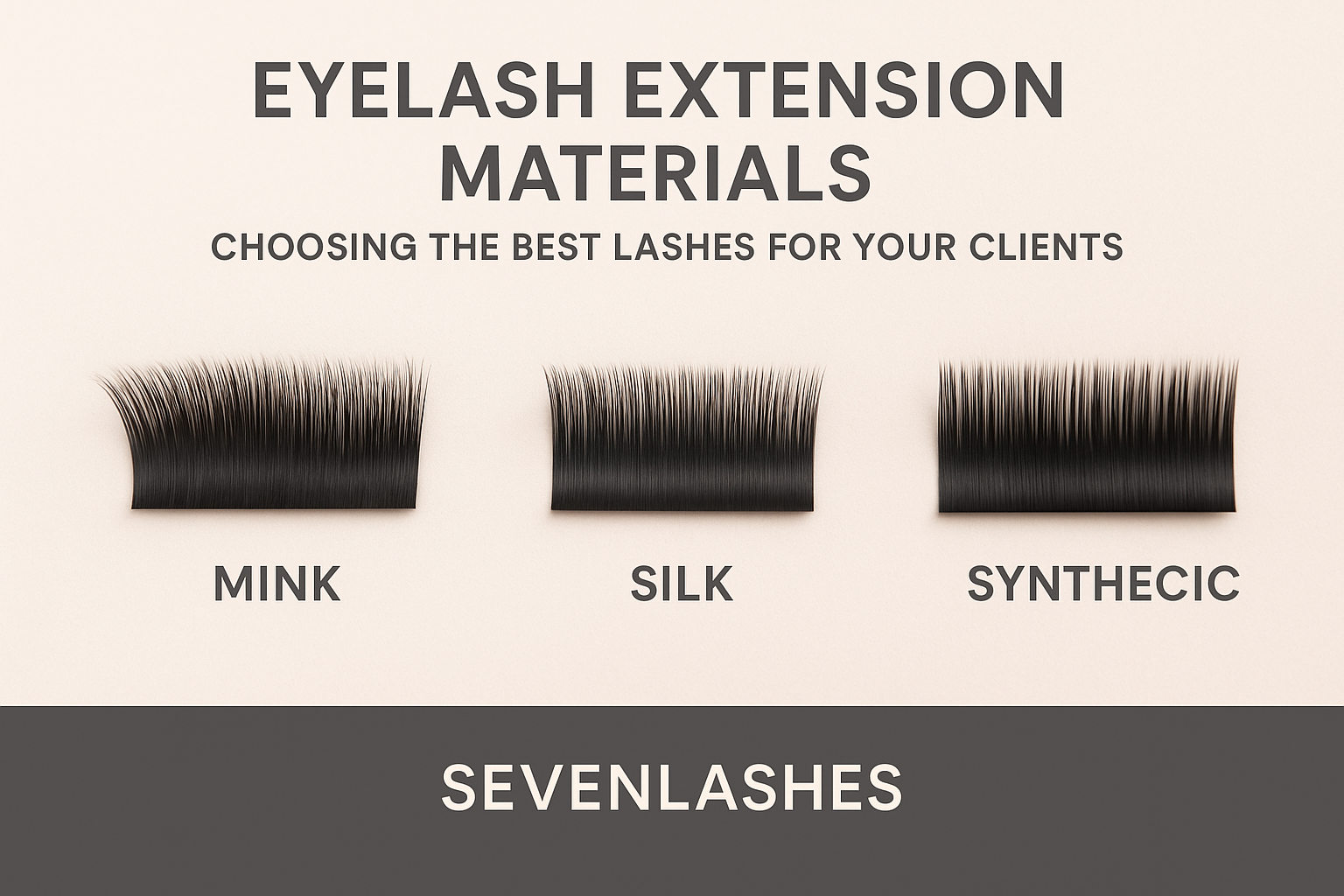 Eyelash Extension Materials: Choosing the Best Lashes for Your Clients