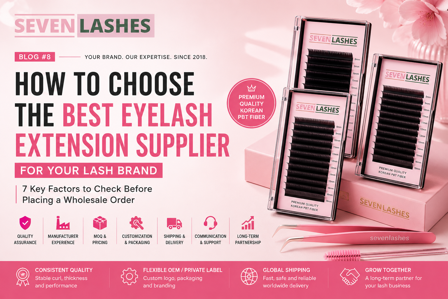 How to Choose the Best Eyelash Extension Supplier for Your Lash Brand