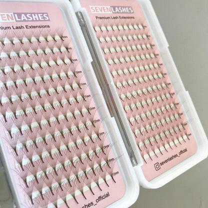 Sevenlashes Brown 5D/8D Premade Fan Eyelash extension 5D Premade Fan Slim base