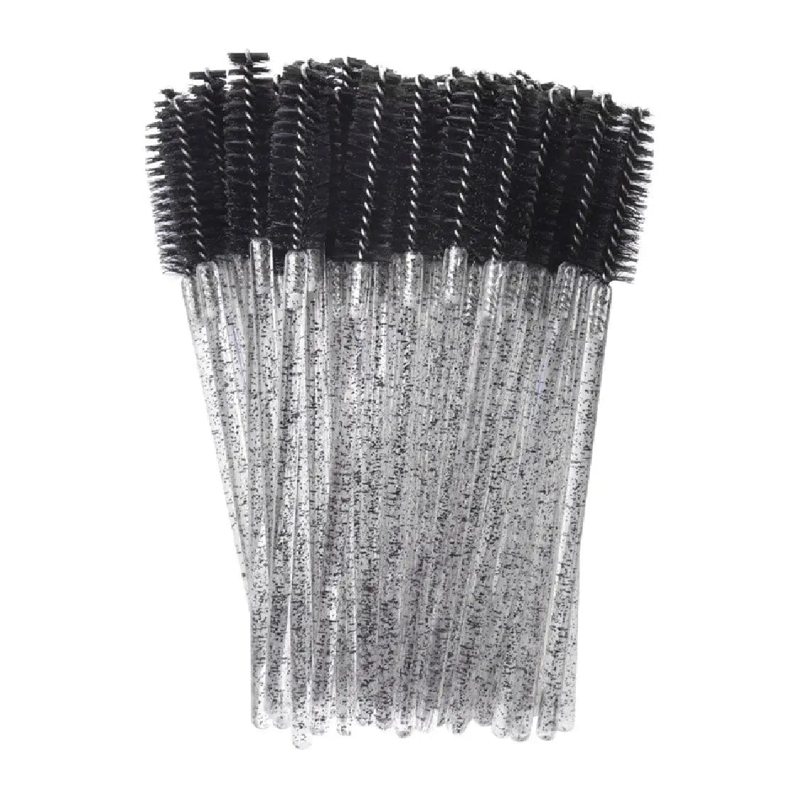 Sevenlashes 50pcs/pack / Black Glitter Mascara Wands Glitter Mascara Wands-3 Glitter Mascara Wands