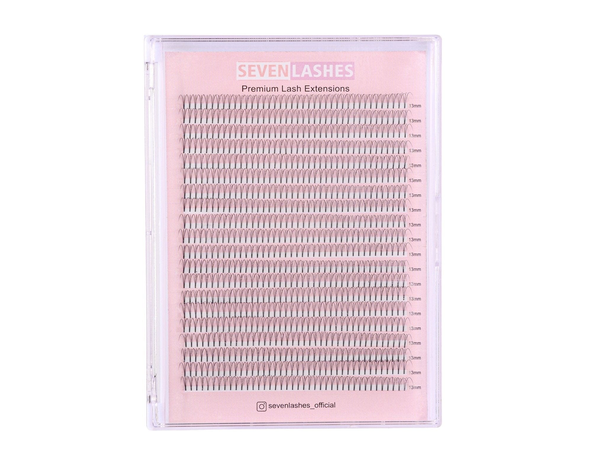 Sevenlashes Big Tray Short Stem 6D Premade Fan Big Tray Short Stem 6D Premade Fan